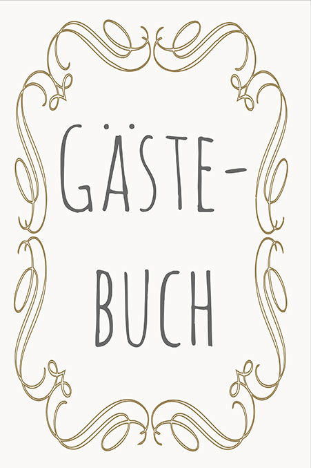 Gästebuch-Schild