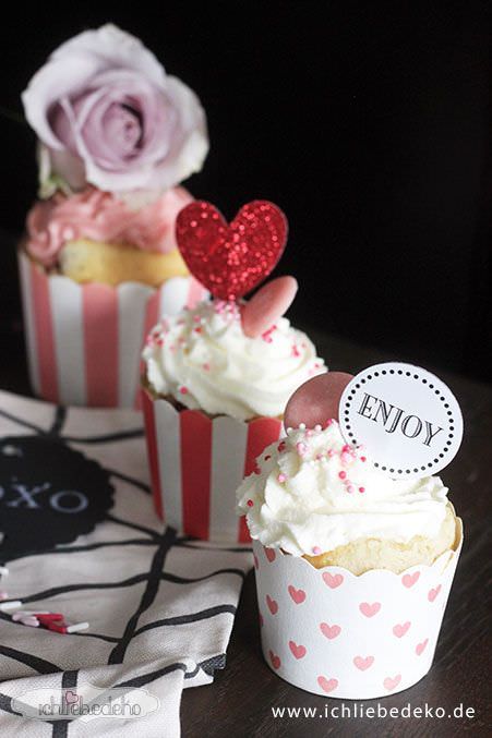 Valentinstag Cupcakes