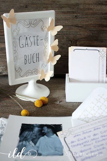 Vintage-Gästebuch